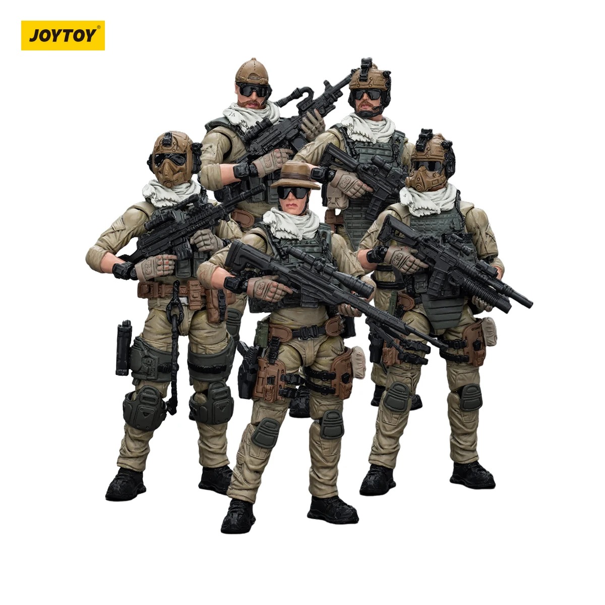 JOYTOY 1/18 Military Action Figures U.S.Army Delta Assault Squad Anime Figure Toys Collection Model Gift